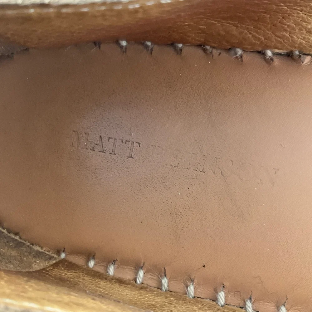 Matt Bernson Valencia Black Leather Espadrilles Size 6 Made in Spain - Picture 11 of 14